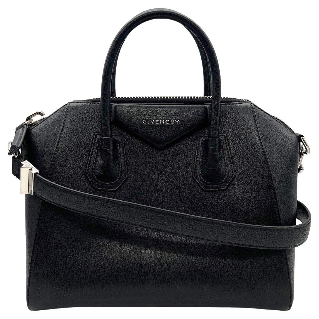 Givenchy Black Antigona Handbag For Sale