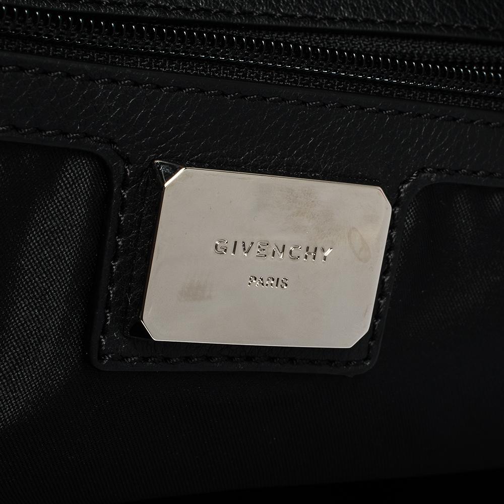 Givenchy Black/Brown Nylon and Calfhair Backpack 3