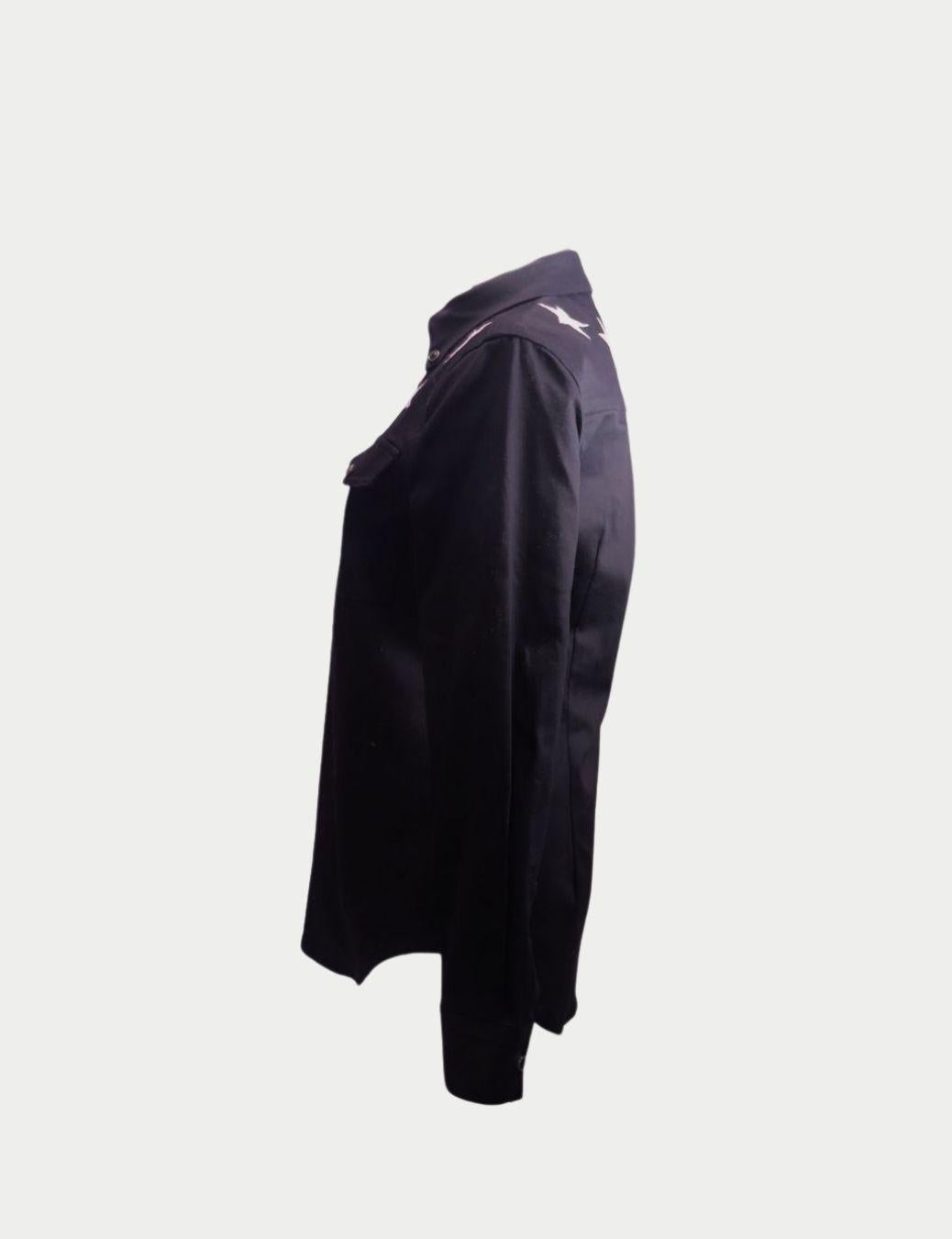 Chaqueta camisera abotonable negra Givenchy - EU 36 Negro en venta