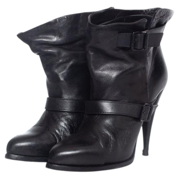 Pre-owned Givenchy , Black Calf Leather Ankle Boots
