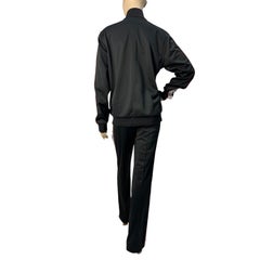 Givenchy Chándal Negro Rayas Laterales Contraste Sz.M