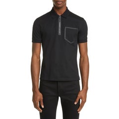 Givenchy Black Cotton Piqué Slim Fit Polo