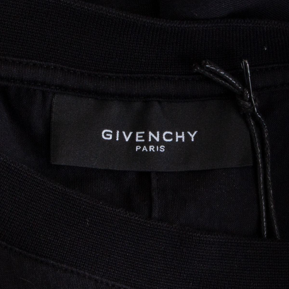 Black GIVENCHY black cotton ROTTWEILER NECK T-Shirt Shirt L