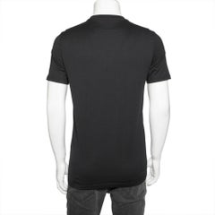 Givenchy Black Cotton Rottweiler Print Cuban Fit T-Shirt S