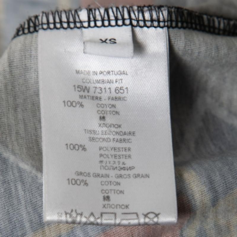Givenchy Felpa girocollo in cotone nero invecchiato XS In condizioni buone in vendita a Dubai, Al Qouz 2
