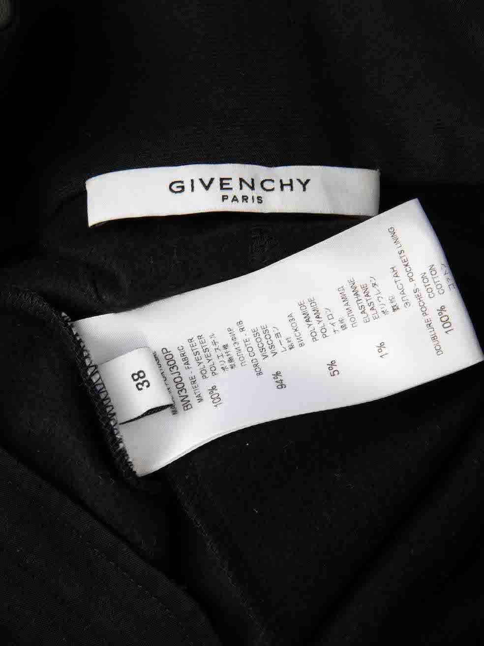 Women's Givenchy Black Embroidered High Collar Jacket Size M For Sale