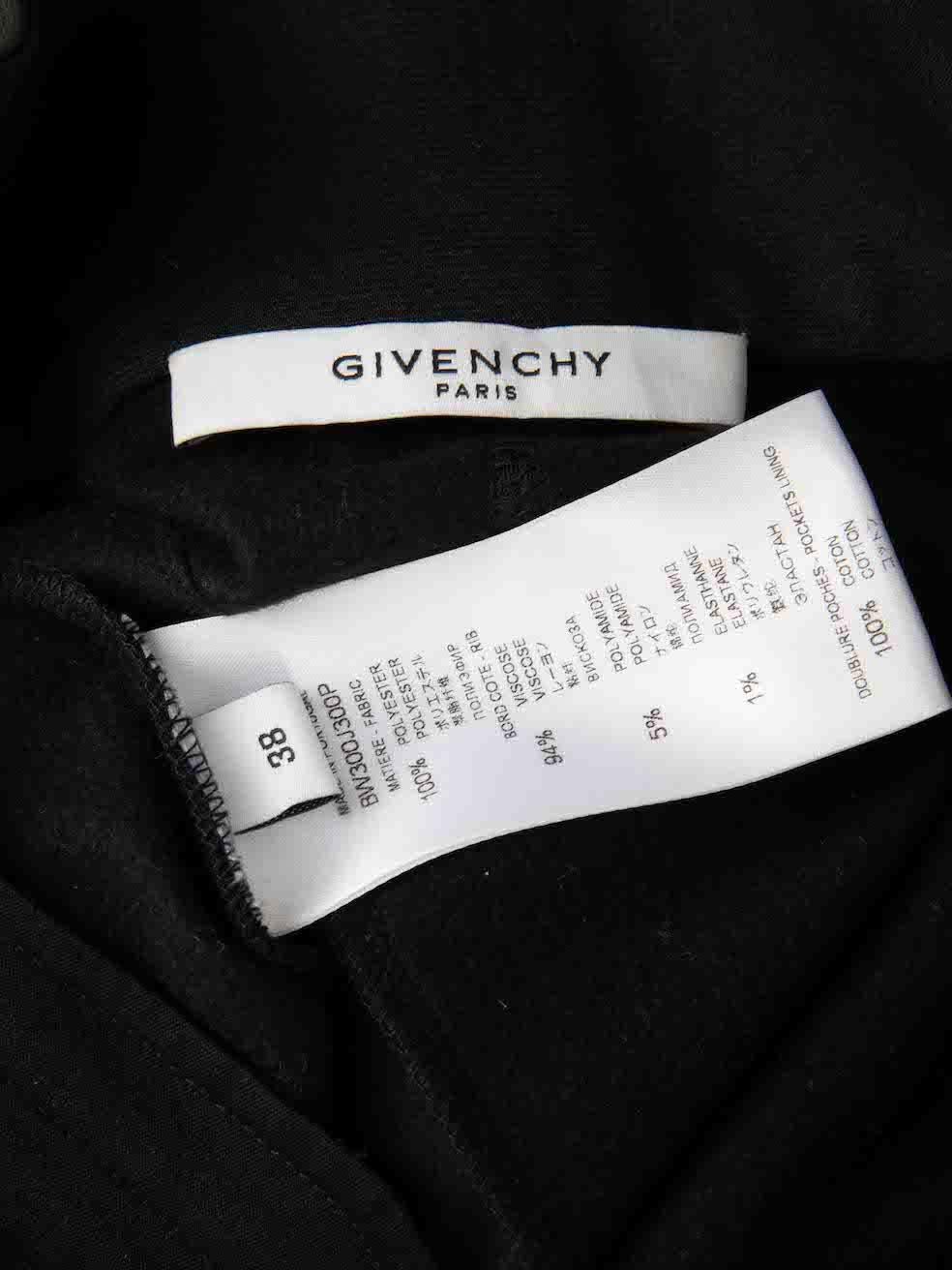 Givenchy, veste noire brodée à col haut, taille M Excellent état - En vente à London, GB