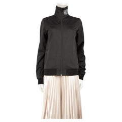 Givenchy Black Embroidered High Collar Jacket Size M