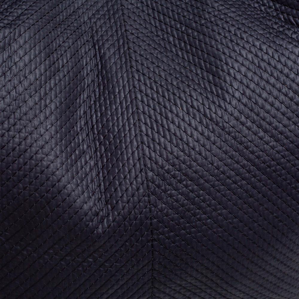 Givenchy Black Fabric Stitch Detail Hobo 8