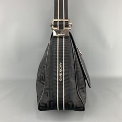 GIVENCHY Black G Monogram Nylon Shoulder Bag