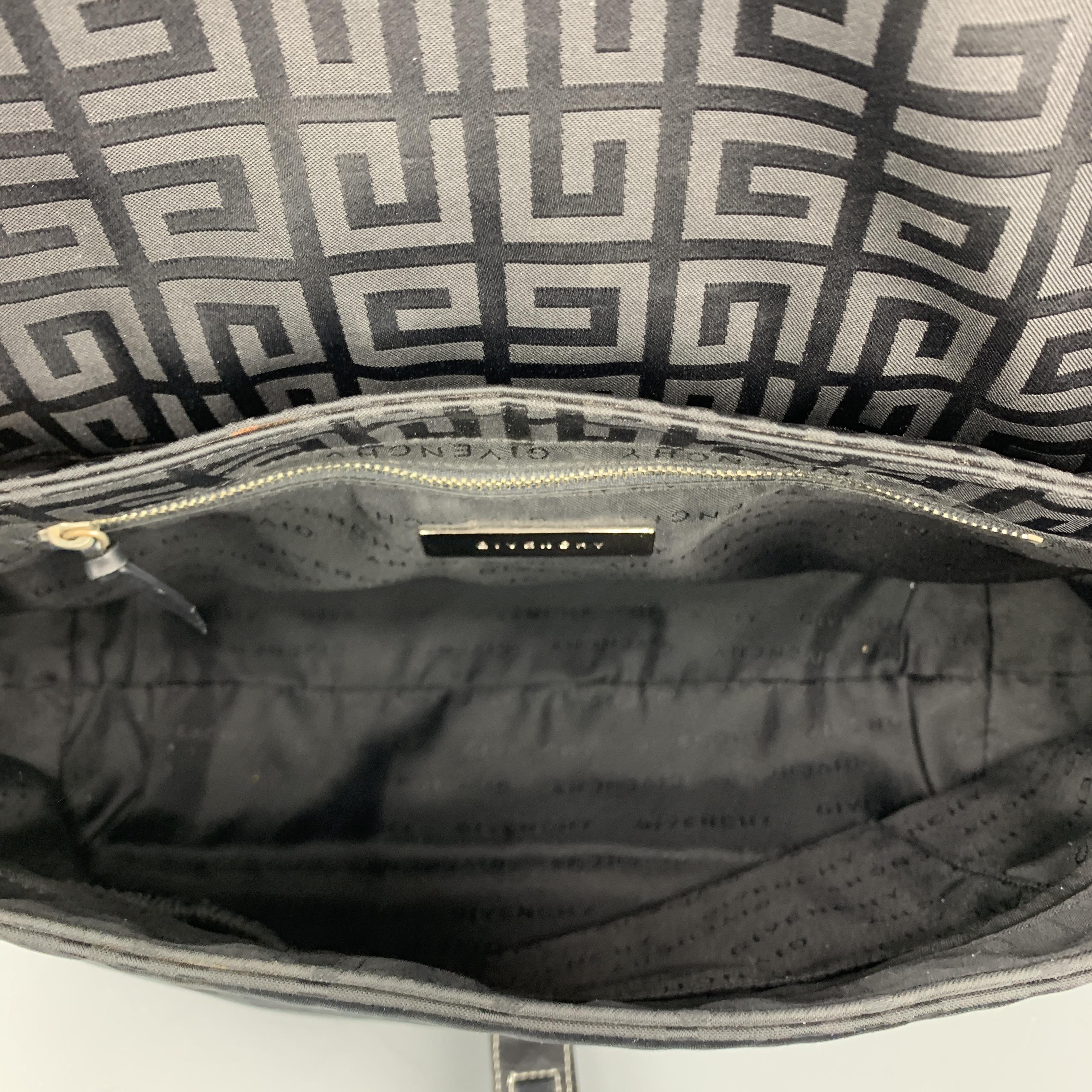 GIVENCHY Black G Monogram Nylon Shoulder Bag 1