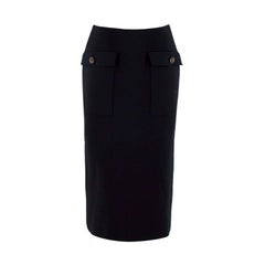 Givenchy Black High Waisted Pencil Skirt - US 4