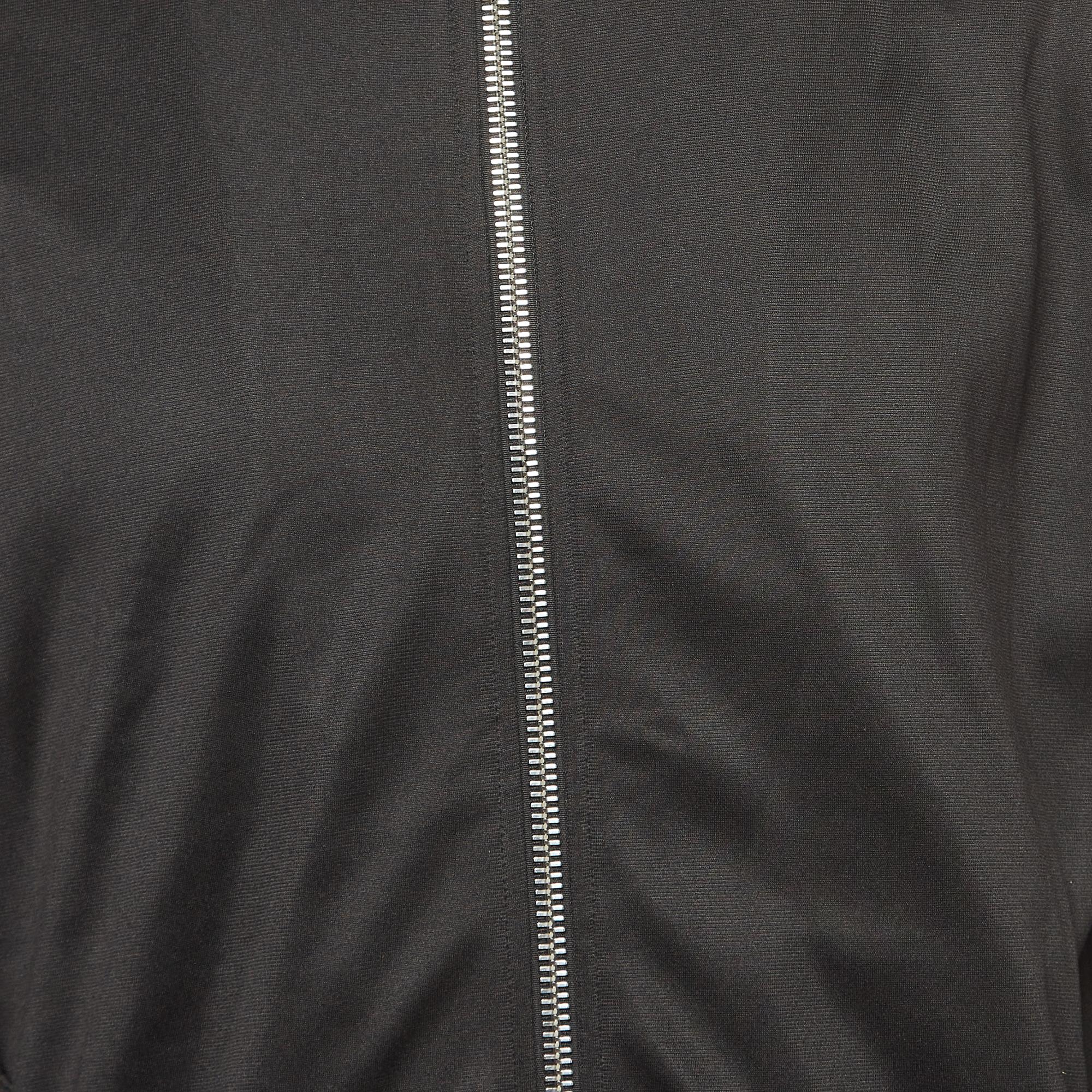 Givenchy Black Jersey Logo Tape Detail Track Jacket XL Pour hommes en vente