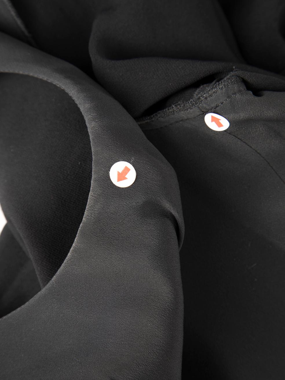 Givenchy Black Knee-Length Belted Dress Size XS For Sale 4