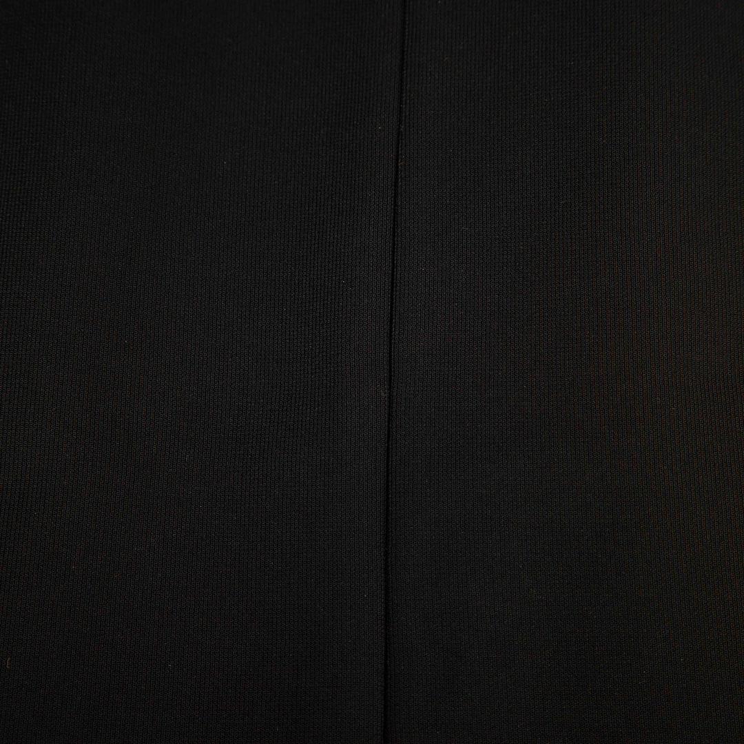 Givenchy Black Knee Length Ruffle Trim Skirt Size L In Good Condition For Sale In London, GB