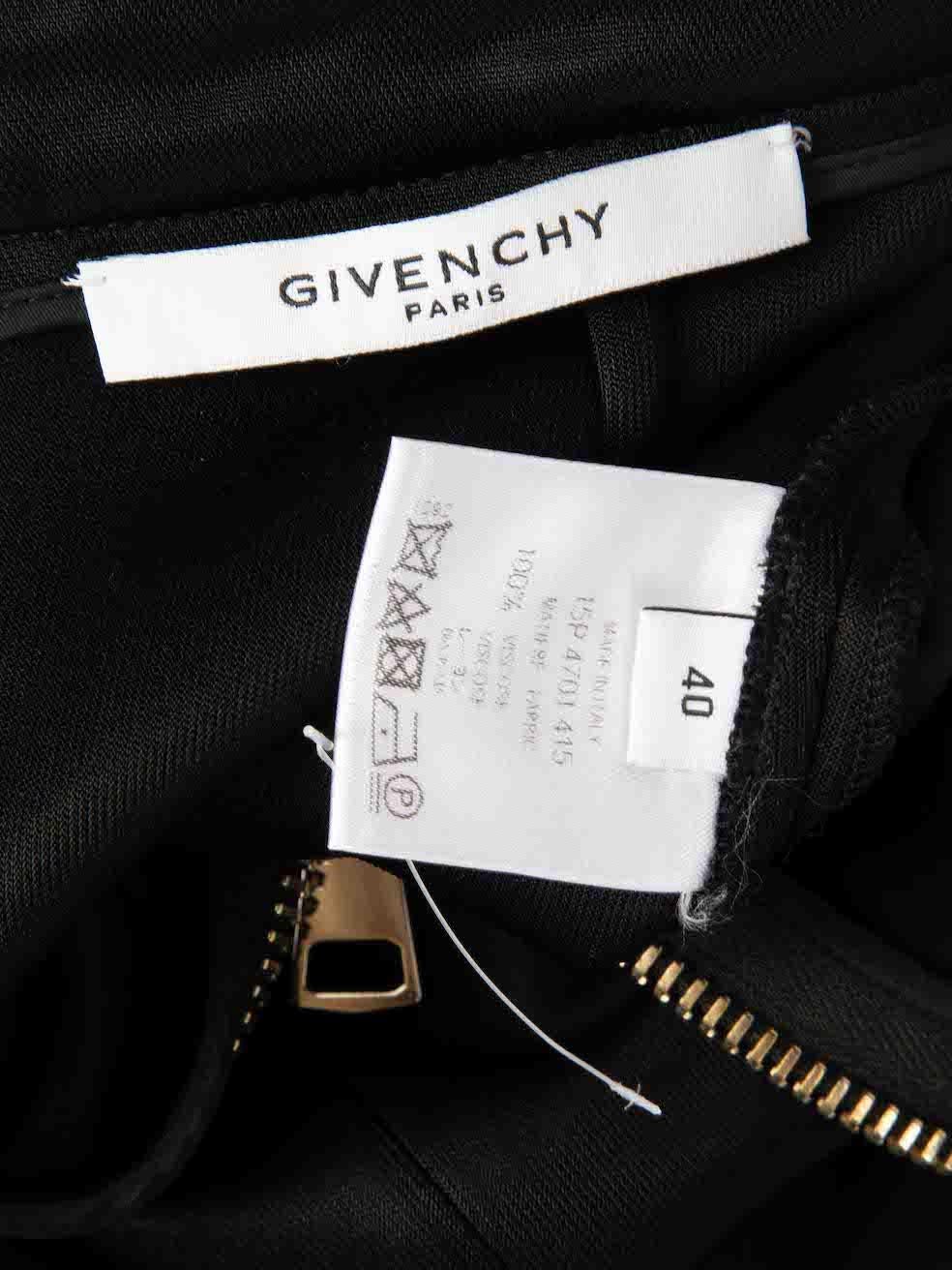 Givenchy Black Knee-Length Skirt Size L For Sale 2