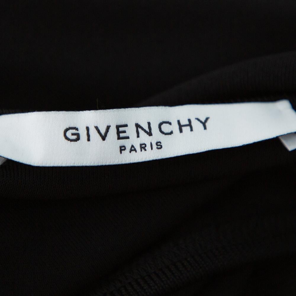 Women's Givenchy Black Knit & Plisse Sleeveless Midi Dress S