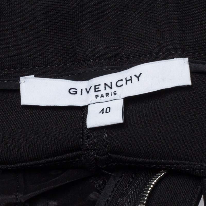 Givenchy Schwarze Skinny-Leggings aus Strick M Damen im Angebot