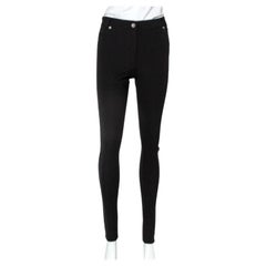 Givenchy Black Knit Skinny Leggings M