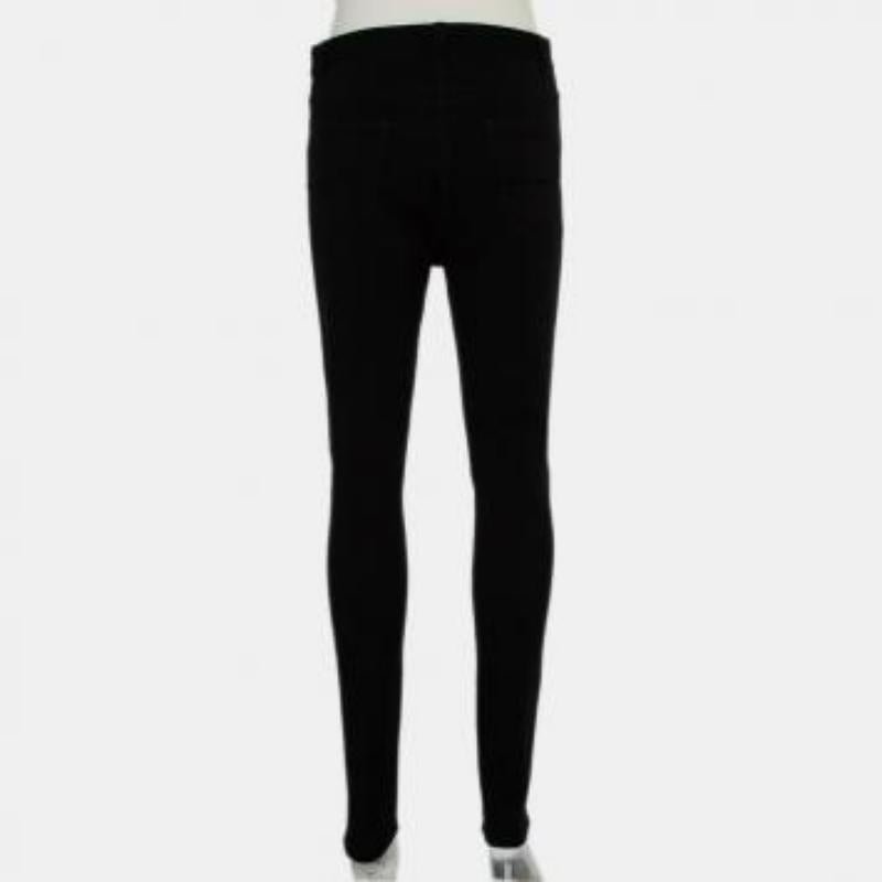 Givenchy Black Knit Zip Front Leggings M For Sale 4