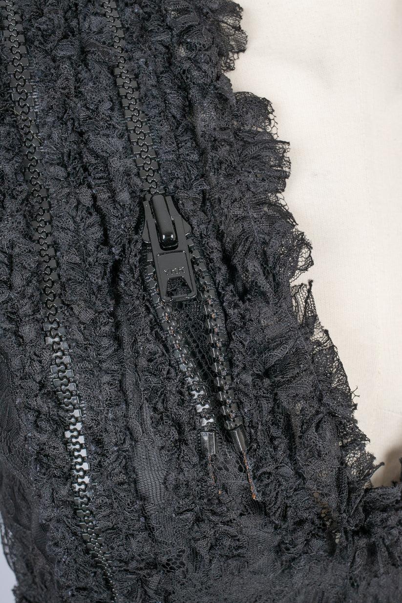 Givenchy, schwarzes Spitzenkleid, 2011 im Angebot 2