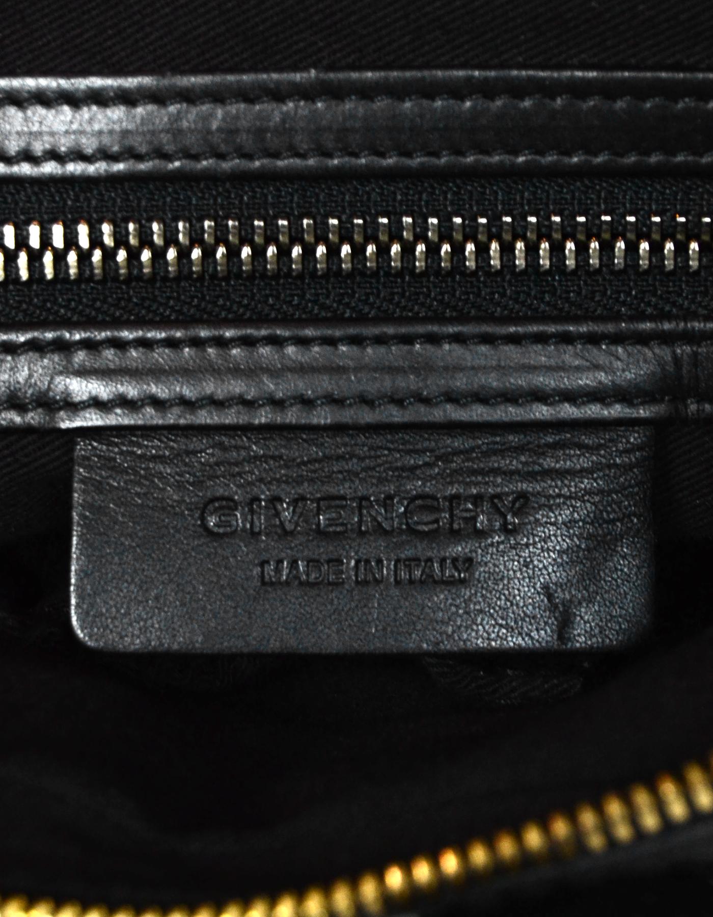 Givenchy Black Lambskin Leather Micro Nightingale Crossbody Bag 4
