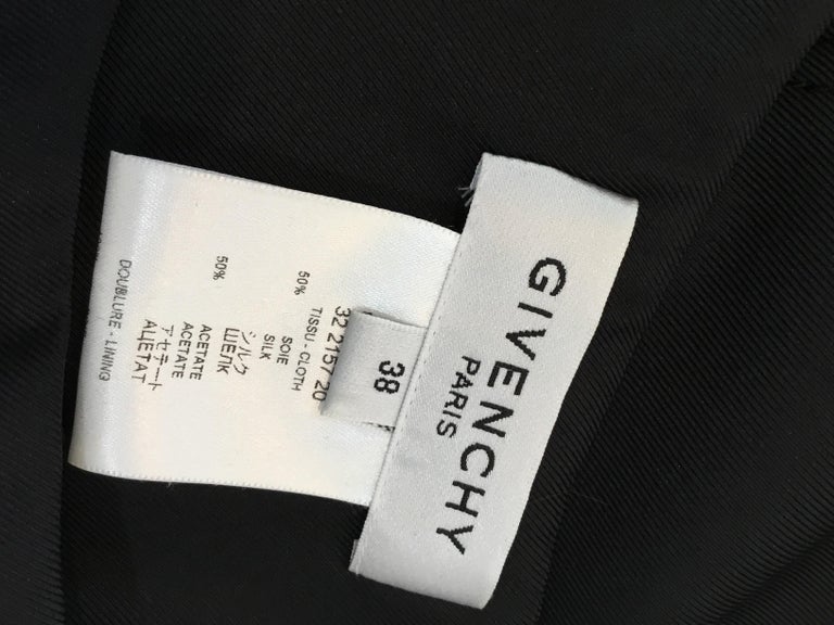 Givenchy Black LBD Silk Blend Dress For Sale 1