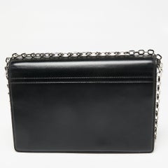 Givenchy Black Leather 4G Chain Shoulder Bag