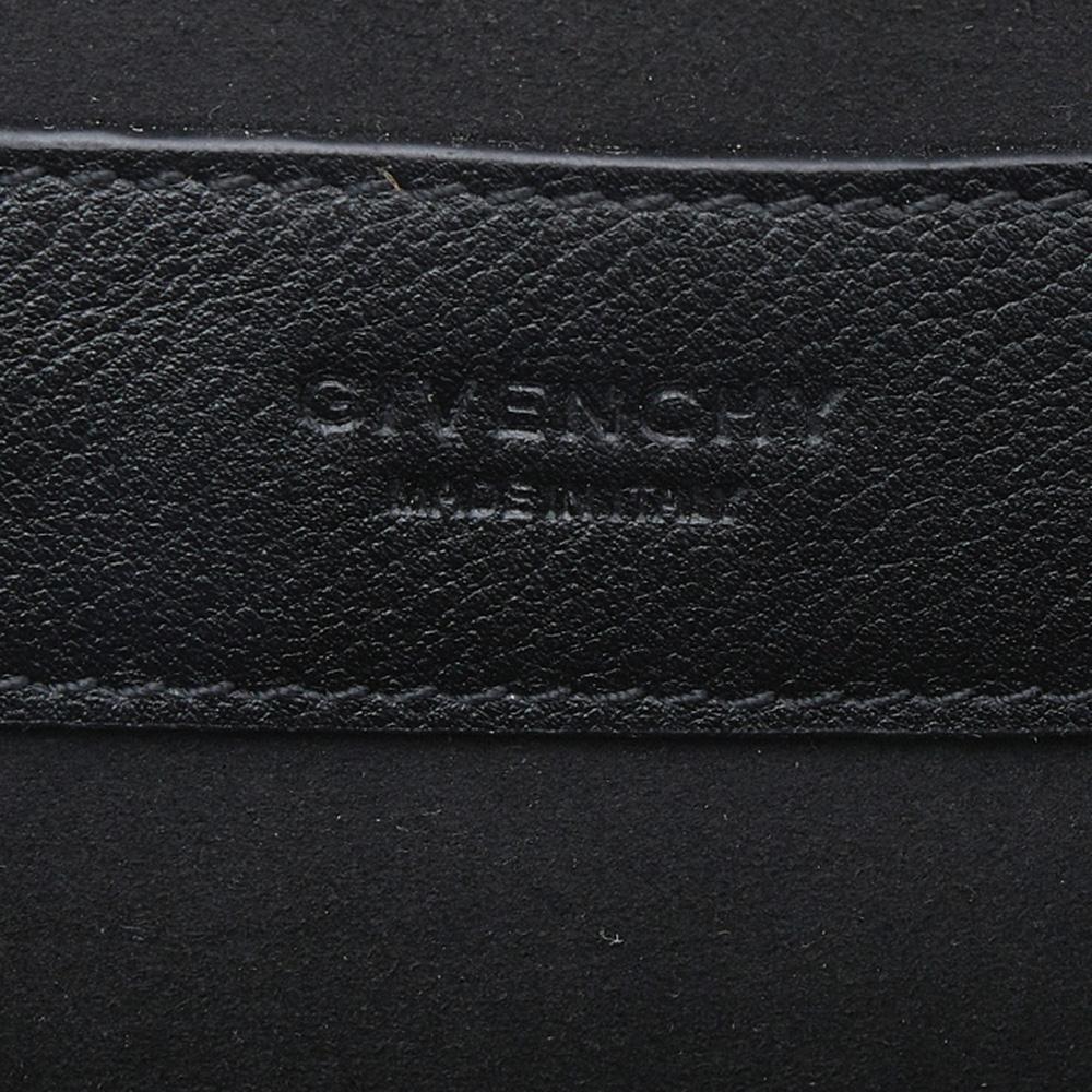 Givenchy Black Leather And Suede Small GV3 Shoulder Bag 2