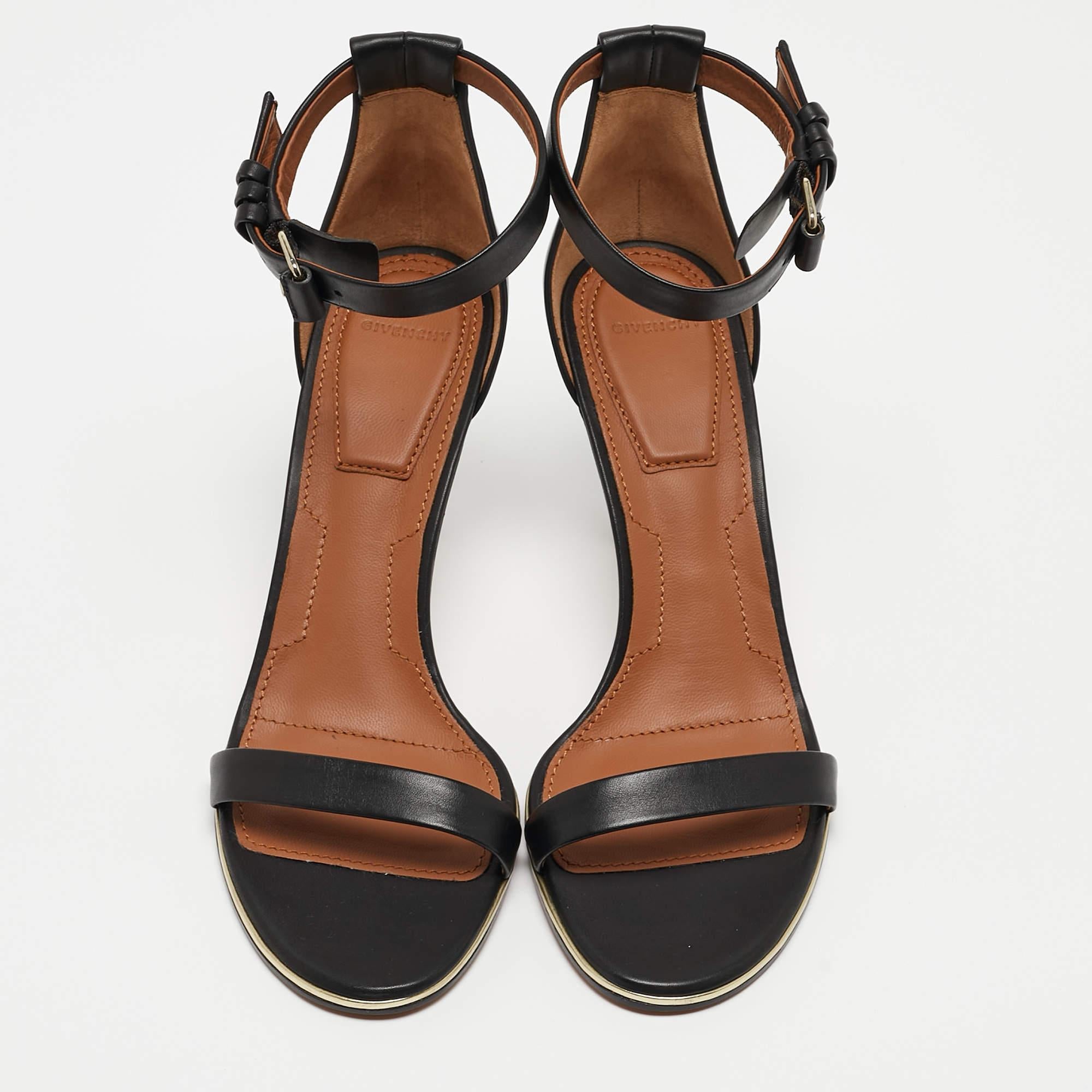 Wear these designer sandals to spruce up any outfit. They are versatile, chic, and can be easily styled. Made using quality materials, these sandals are well-built and long-lasting.

Includes
Original Dustbag, Original Box, Extra Heel Tip, Info