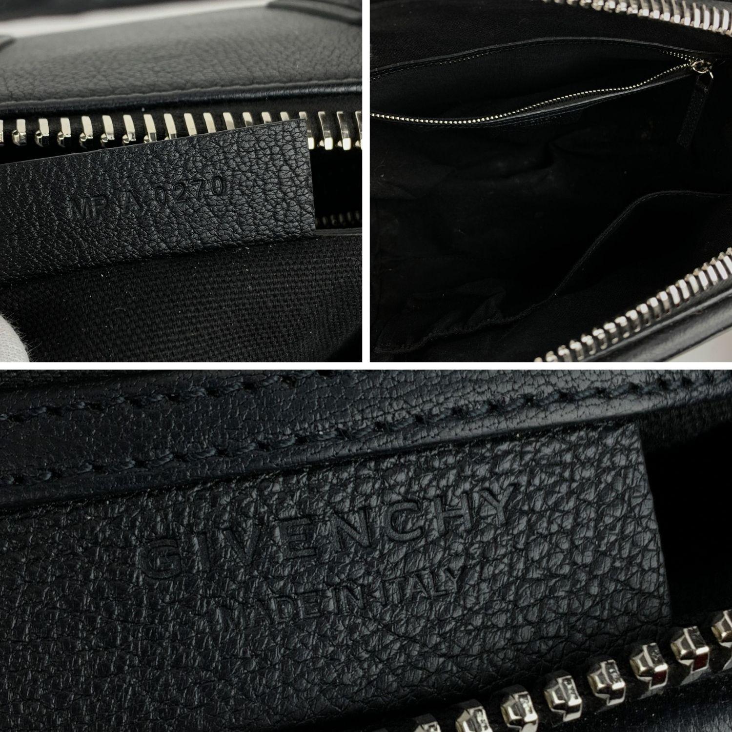 Givenchy Black Leather Small Antigona Bag Satchel Handbag with Strap 2