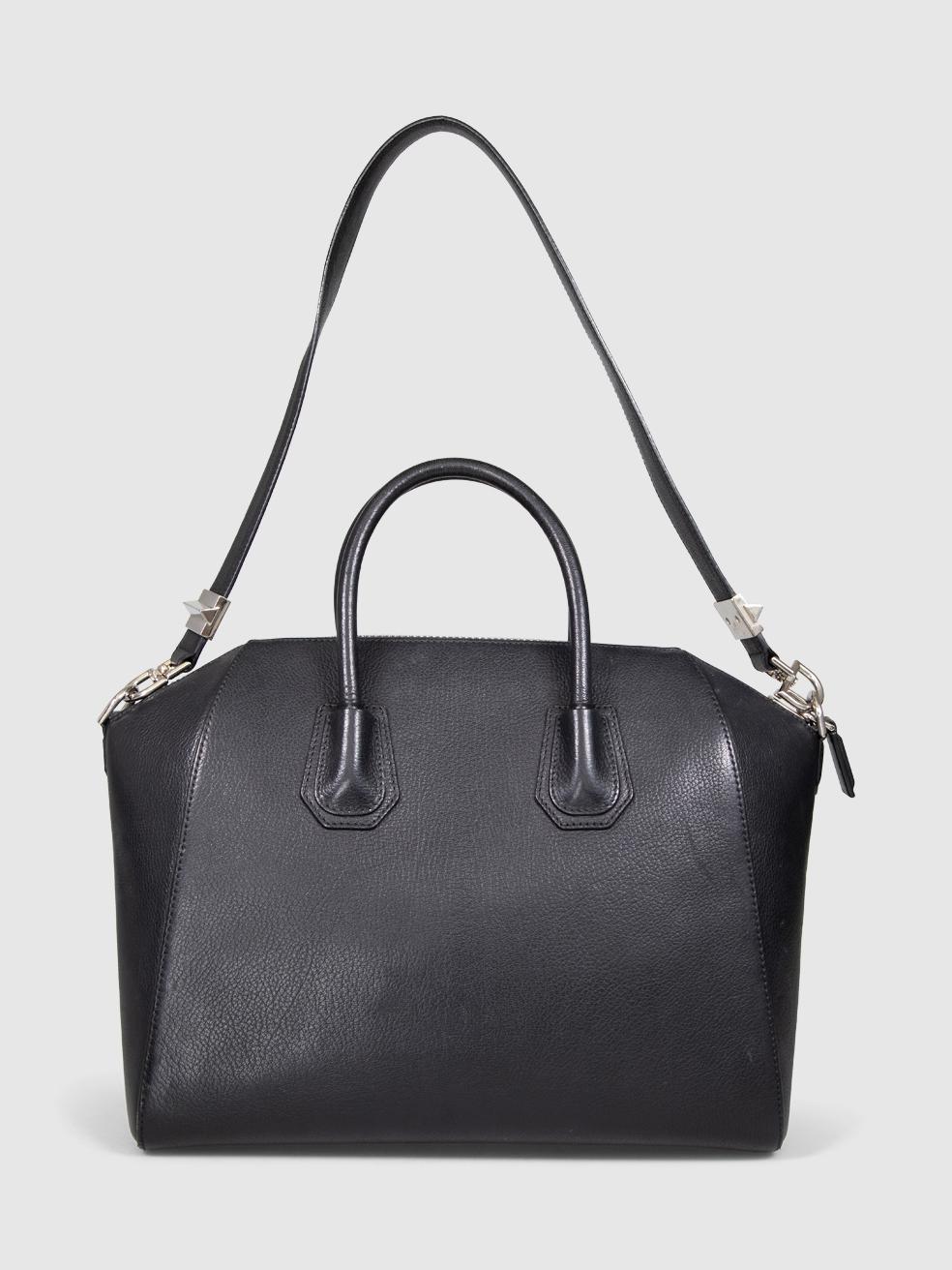 Donna Givenchy Borsa media in pelle nera Antigona