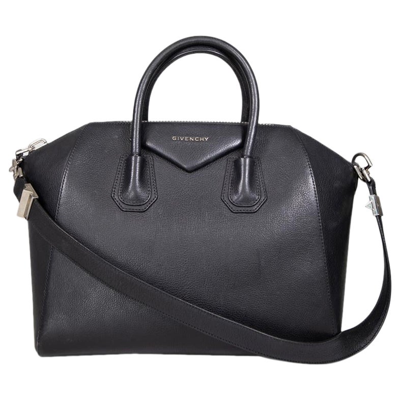 Givenchy Borsa media in pelle nera Antigona