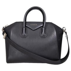 Givenchy Black Leather Antigona Medium Handbag