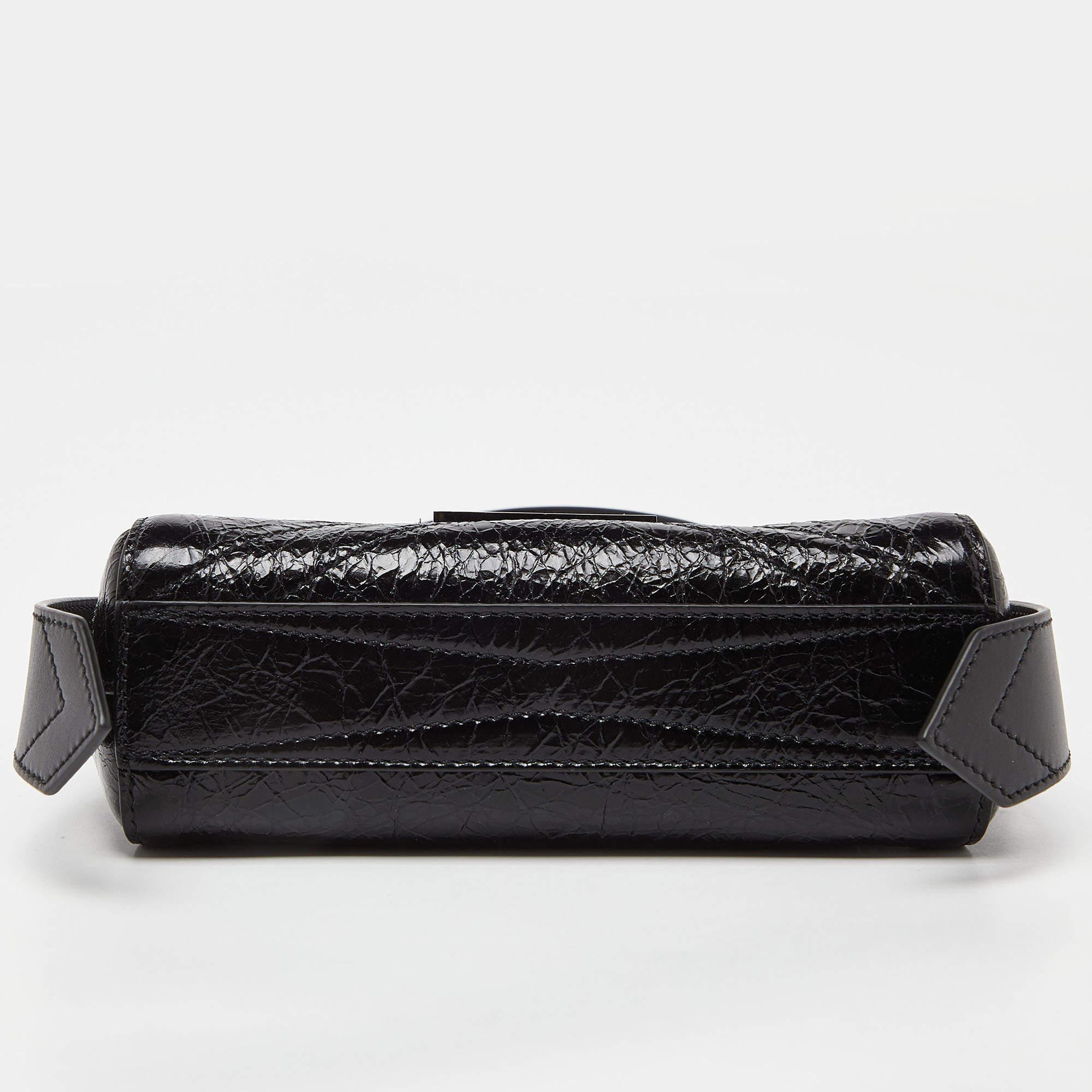 Givenchy Black Leather Belt Bag For Sale 1