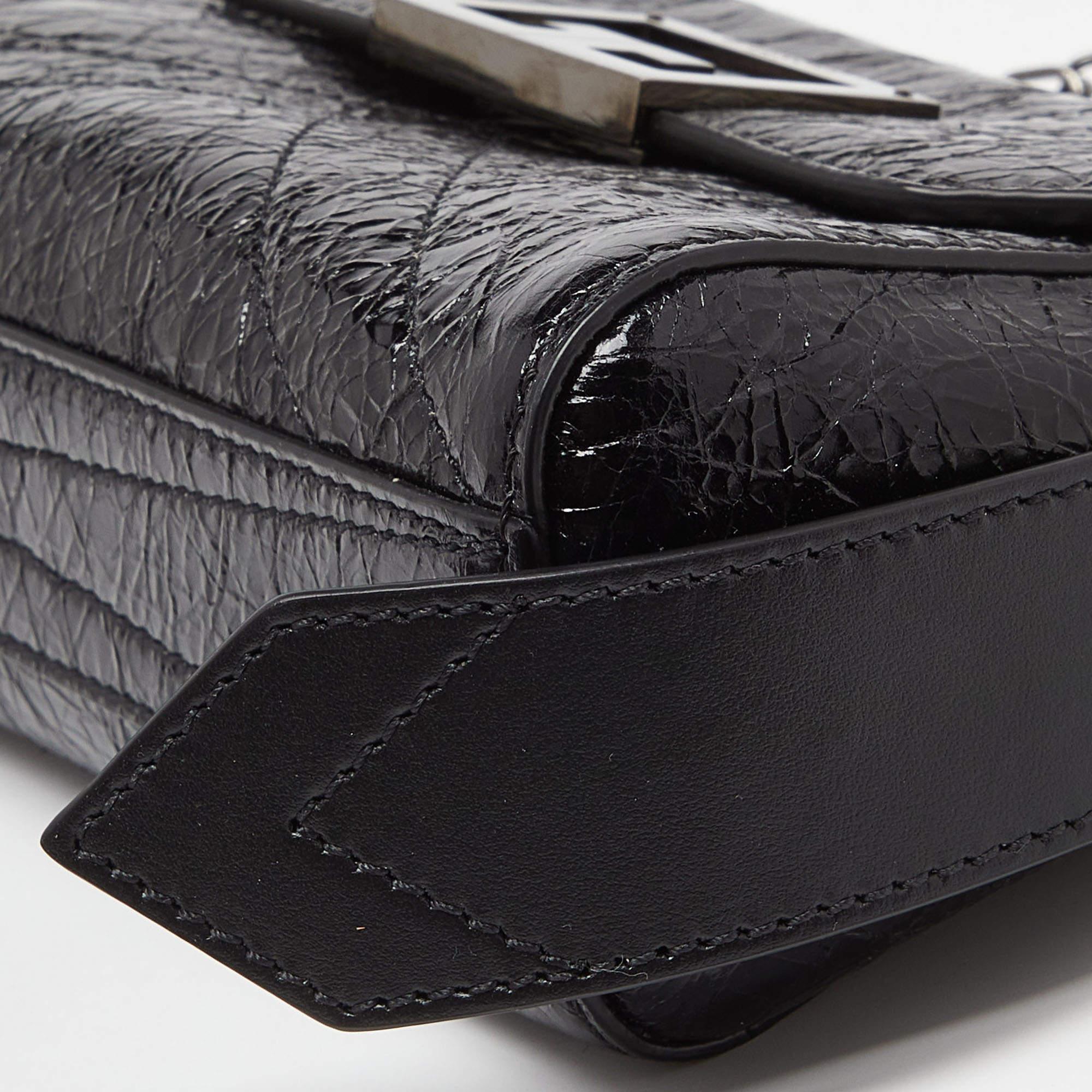 Givenchy Black Leather Belt Bag For Sale 2