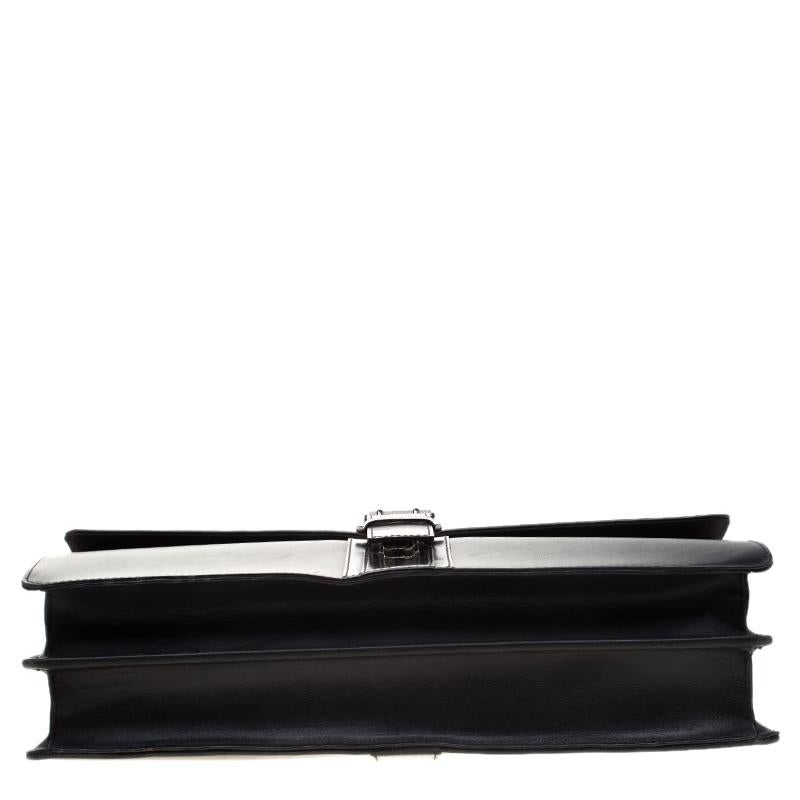 Givenchy Black Leather Briefcase 3