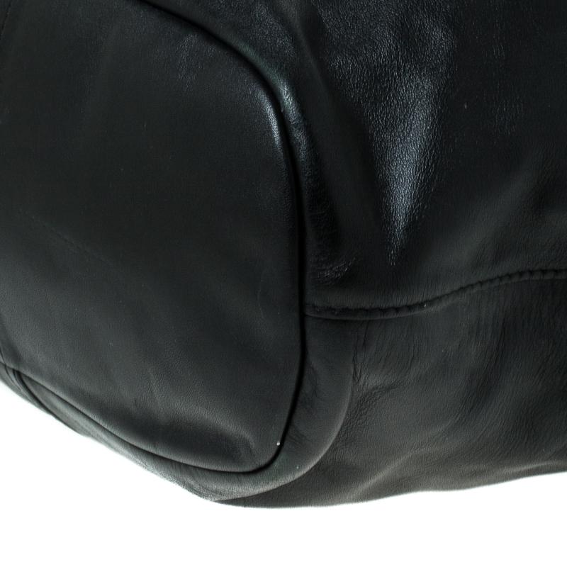 Givenchy Black Leather Front Pocket Satchel 6
