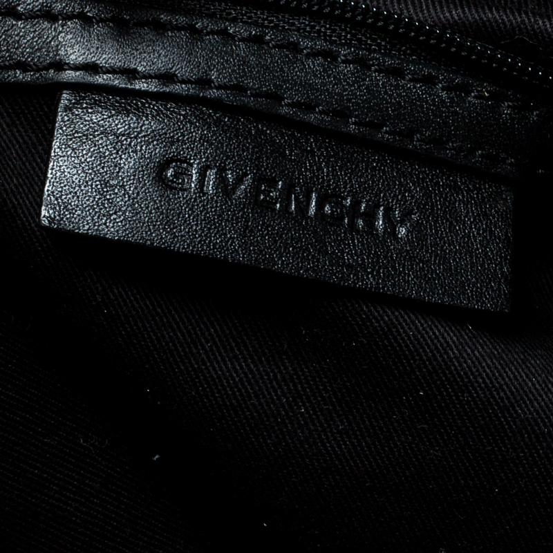 Givenchy Black Leather Front Pocket Satchel 7