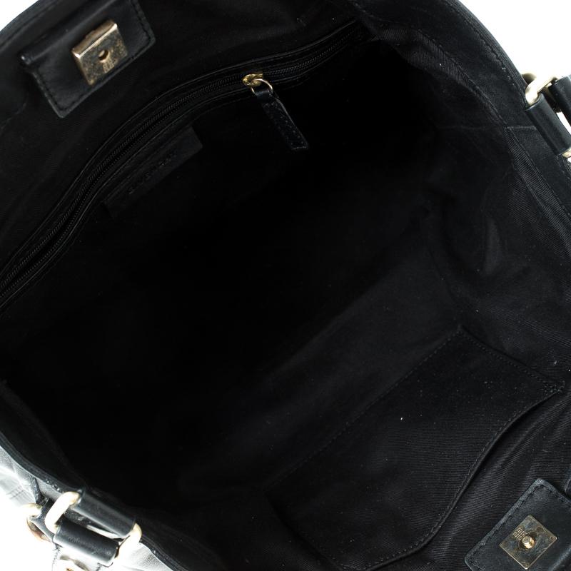 Givenchy Black Leather Front Pocket Satchel 4