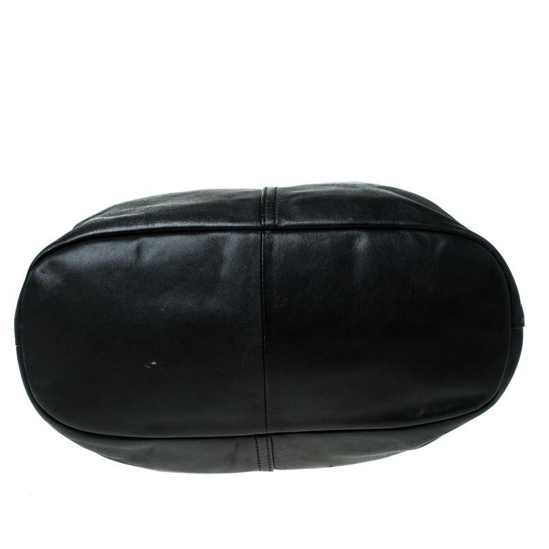 Givenchy Black Leather Front Pocket Satchel 5