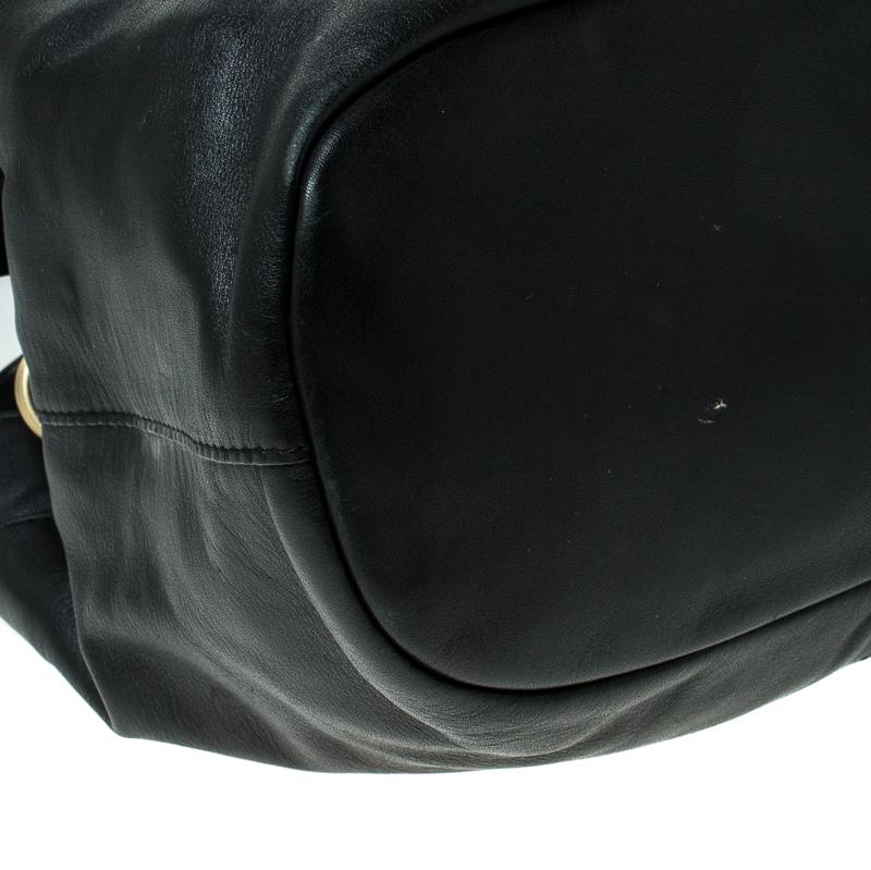 Givenchy Black Leather Front Pocket Satchel 6