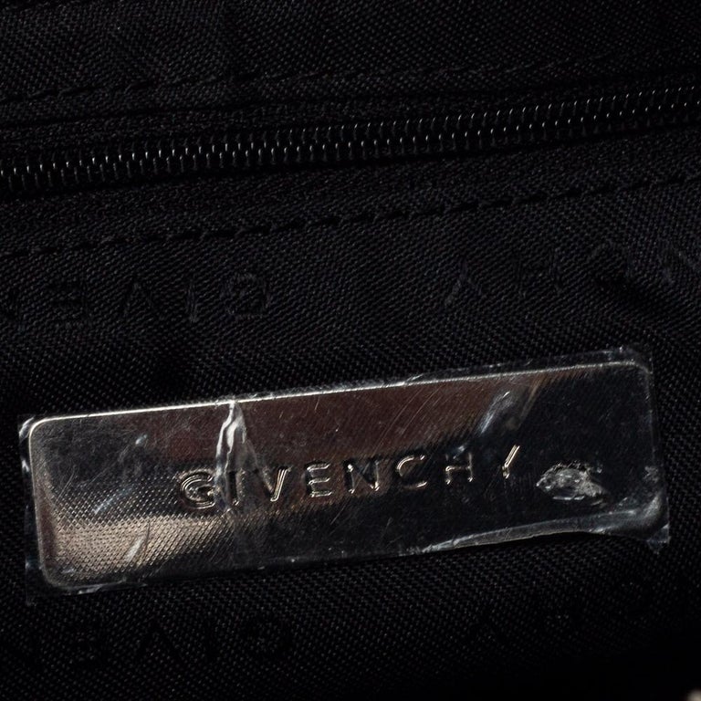 Givenchy Black Leather Front Pocket Shoulder Bag at 1stDibs