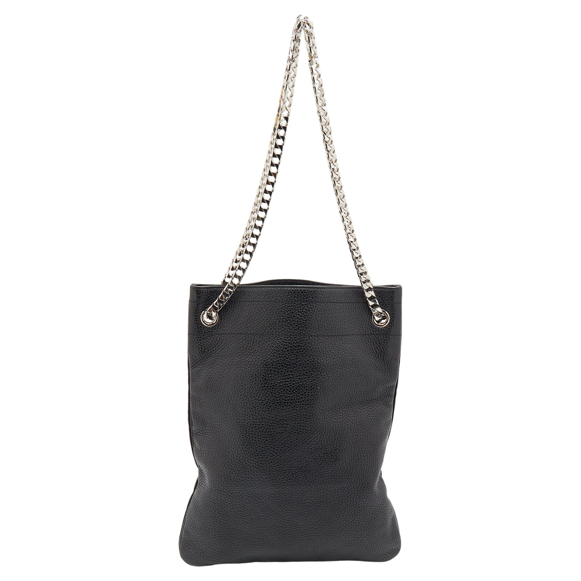 Givenchy Black Leather HDG Tote