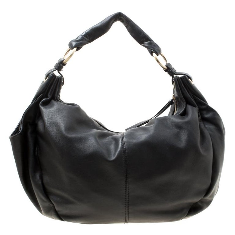Givenchy Black Leather Hobo For Sale at 1stDibs