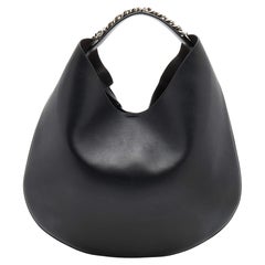 Used Givenchy Black Leather Infinity Hobo
