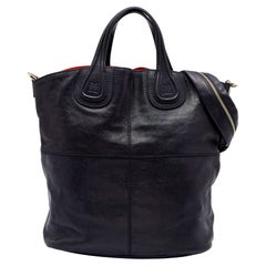 Givenchy Black Leather Large Nightingale Hobo