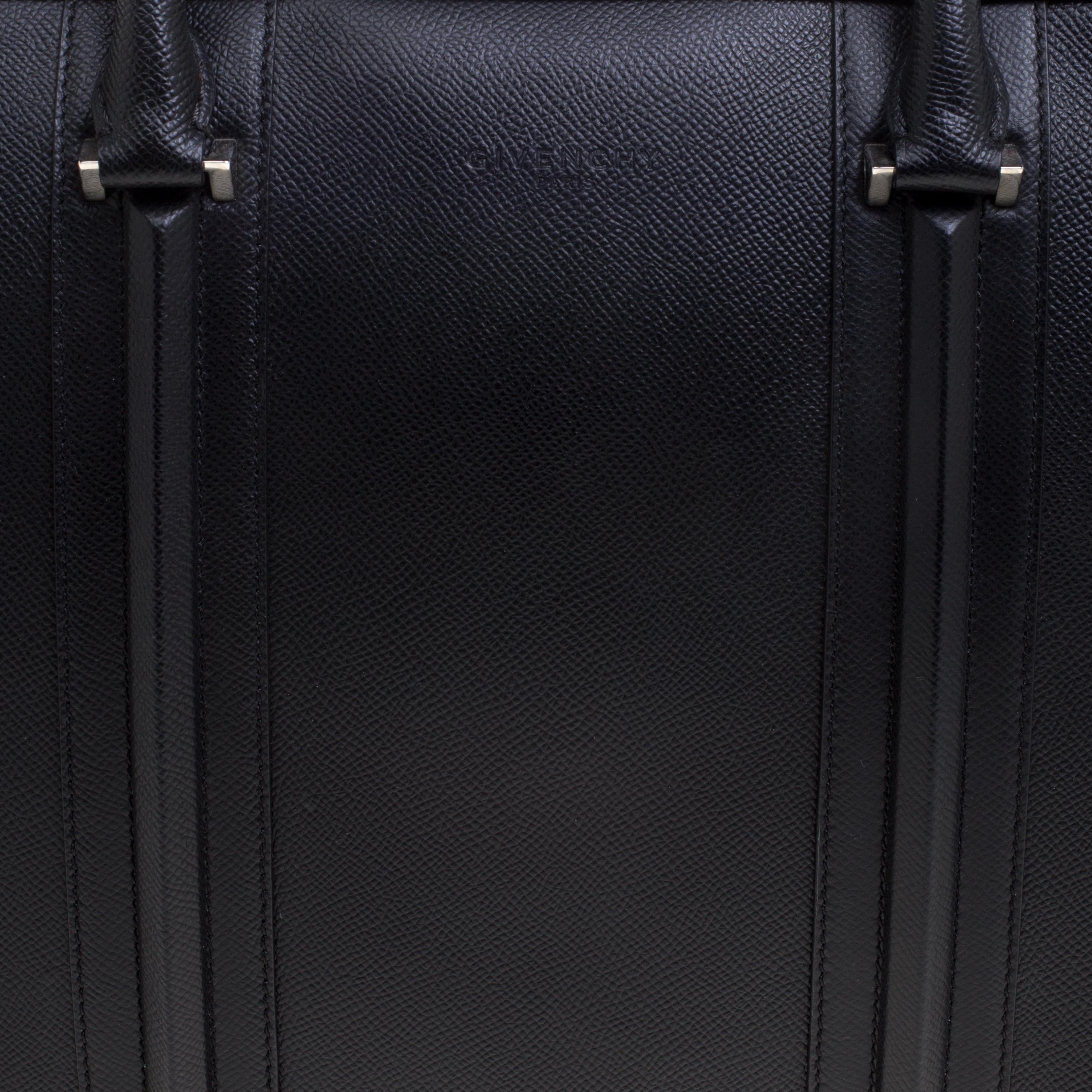 Men's Givenchy Black Leather LC Briefcase
