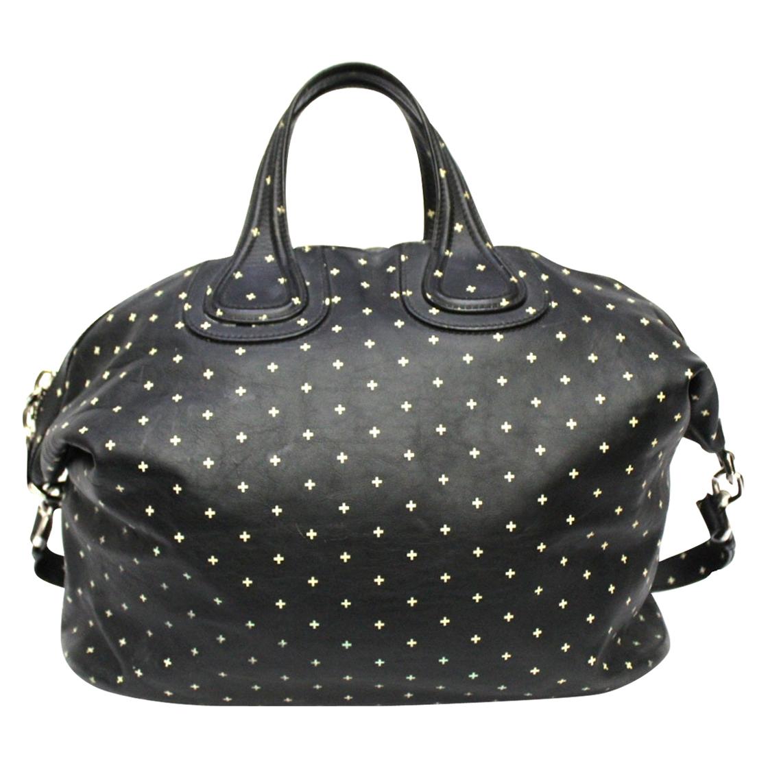 Givenchy Black Leather Limited Edition Nightingale Bag at 1stDibs