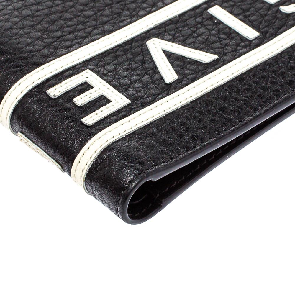 Givenchy Black Leather Logo Bifold Wallet 1
